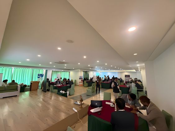 Event hall at OM Educational Group